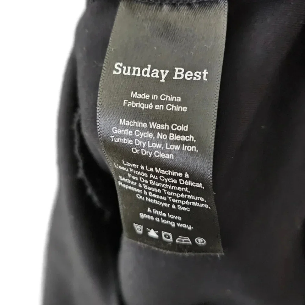 Sunday Best Aritzia Eliza Long Sleeve Ponte Ruffle Dress
